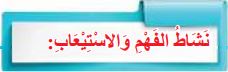 نشاط الفهم والاستيعاب